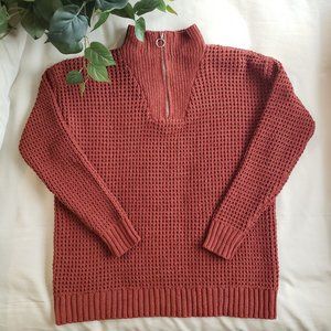 Staccato Copper Cowl Neck Pullover Sweater - Size Small